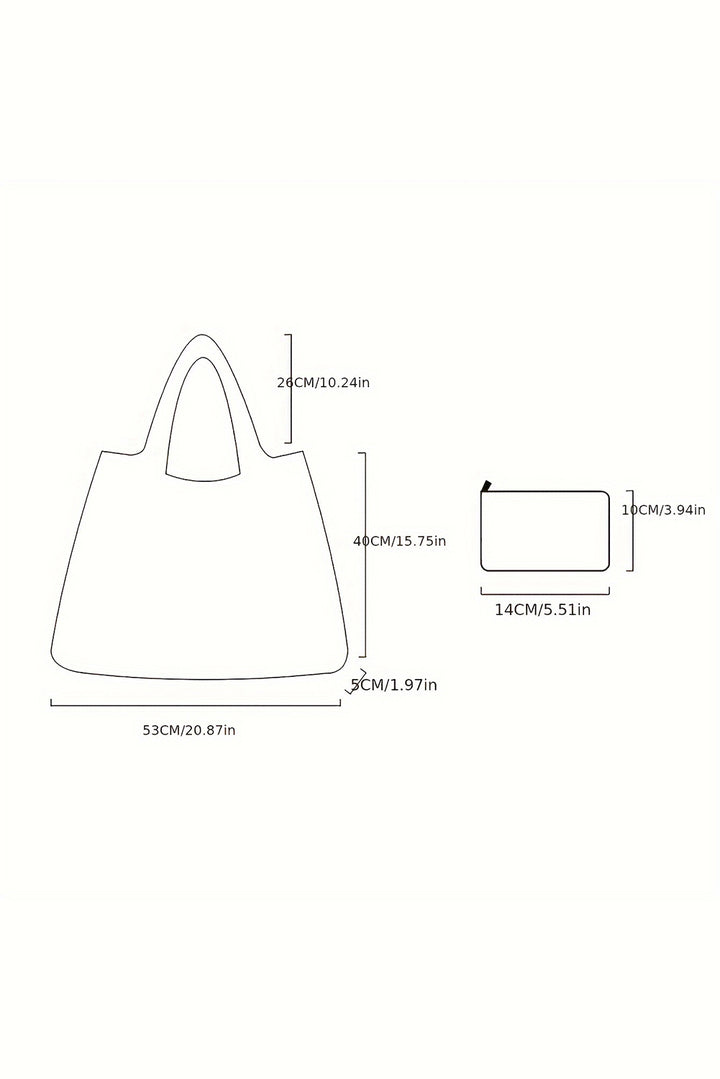 Tillandsia Purple Goth Halloween Oxford Cloth Large Capacity Foldable Tote Bag