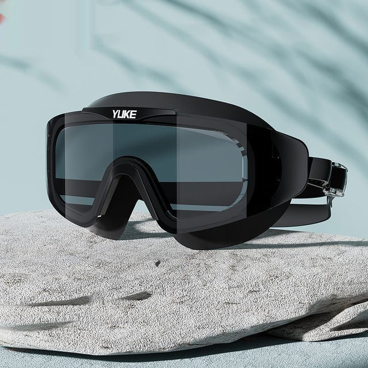 Electroplating HD Waterproof Non-fogging Swimming Glasses