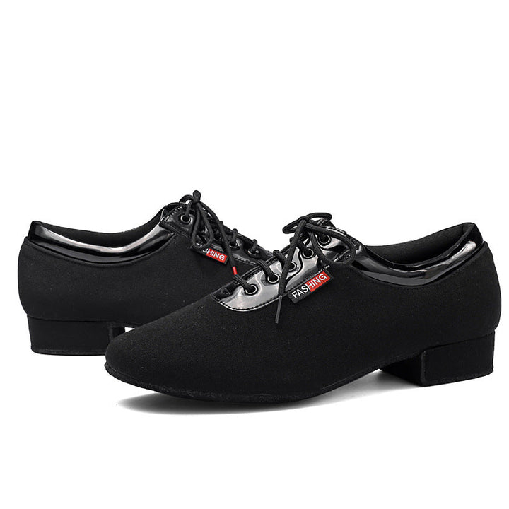 Wupamo Mens Modern Dance Shoes For Waltz, Tango, And Ballroom Dancing Indoor Soft-soled Shoes In Larger Sizes