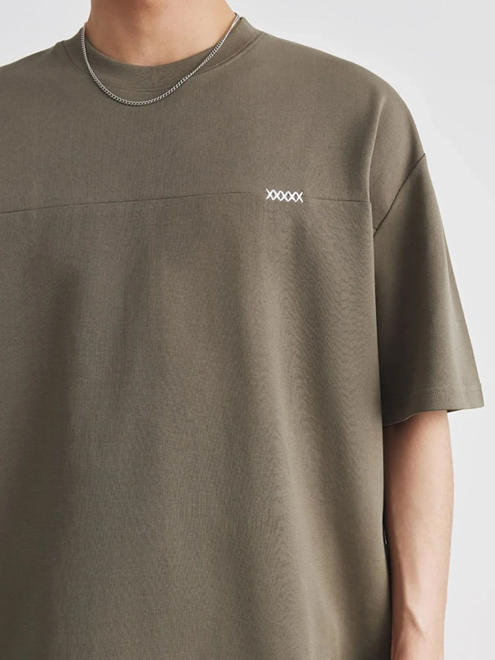 Men's Plus Size Round Neck Short Sleeve T-Shirt