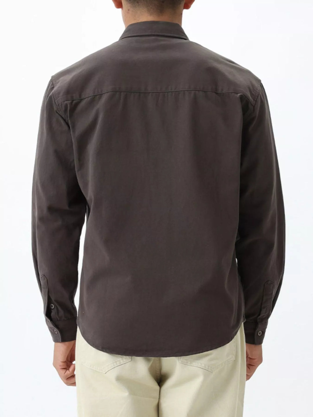 Men's Plus Size Button Up Long Sleeve Shirt