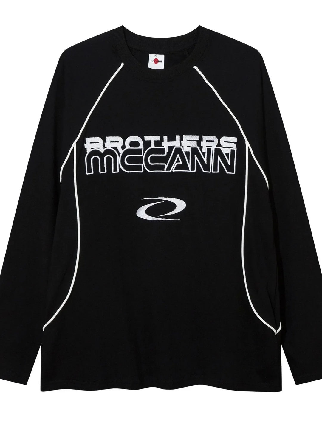 Men's Contrast Stitching Round Neck Letter Graphic T-Shirt