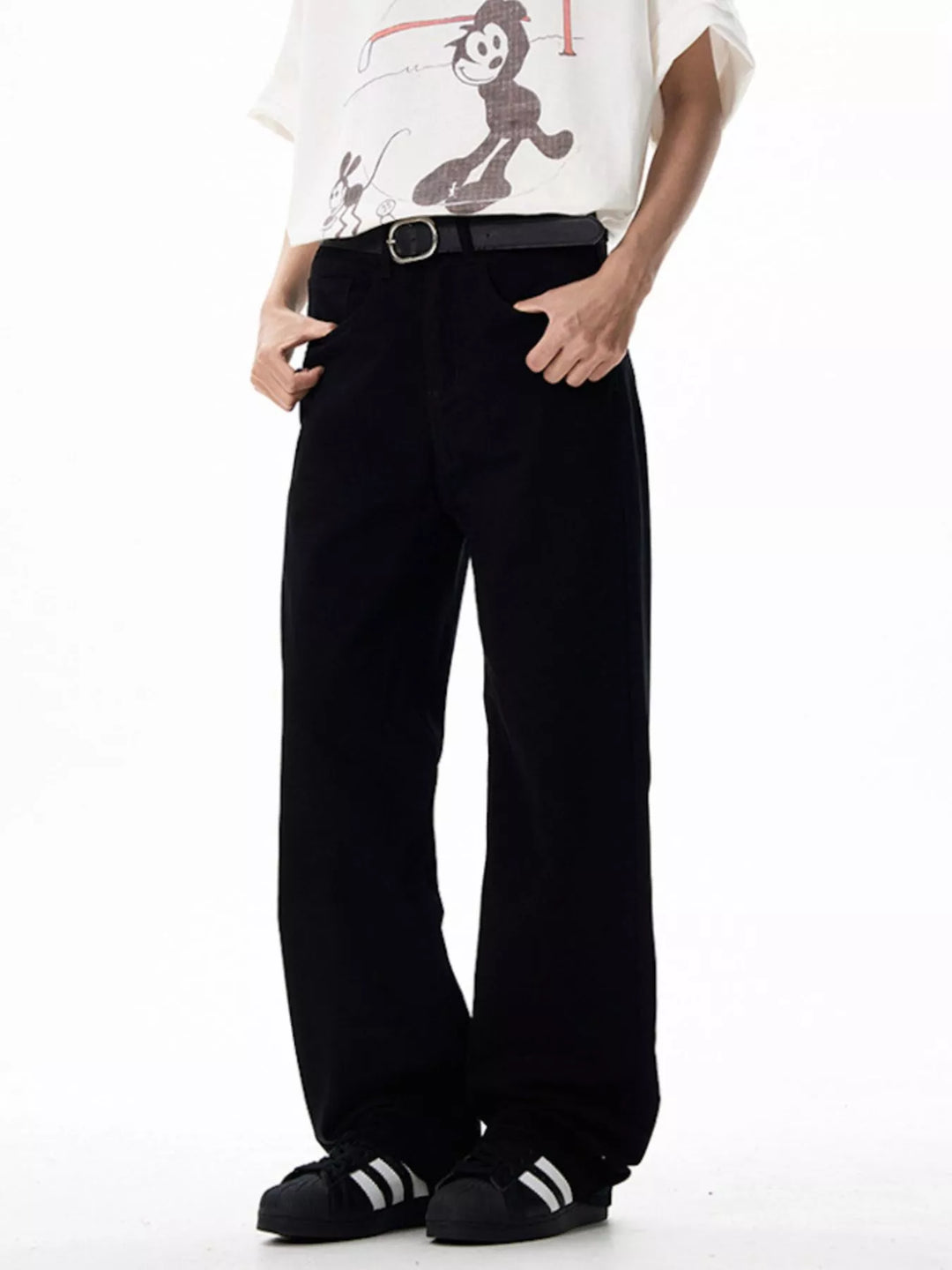 Men's Wide Leg Casual Pants