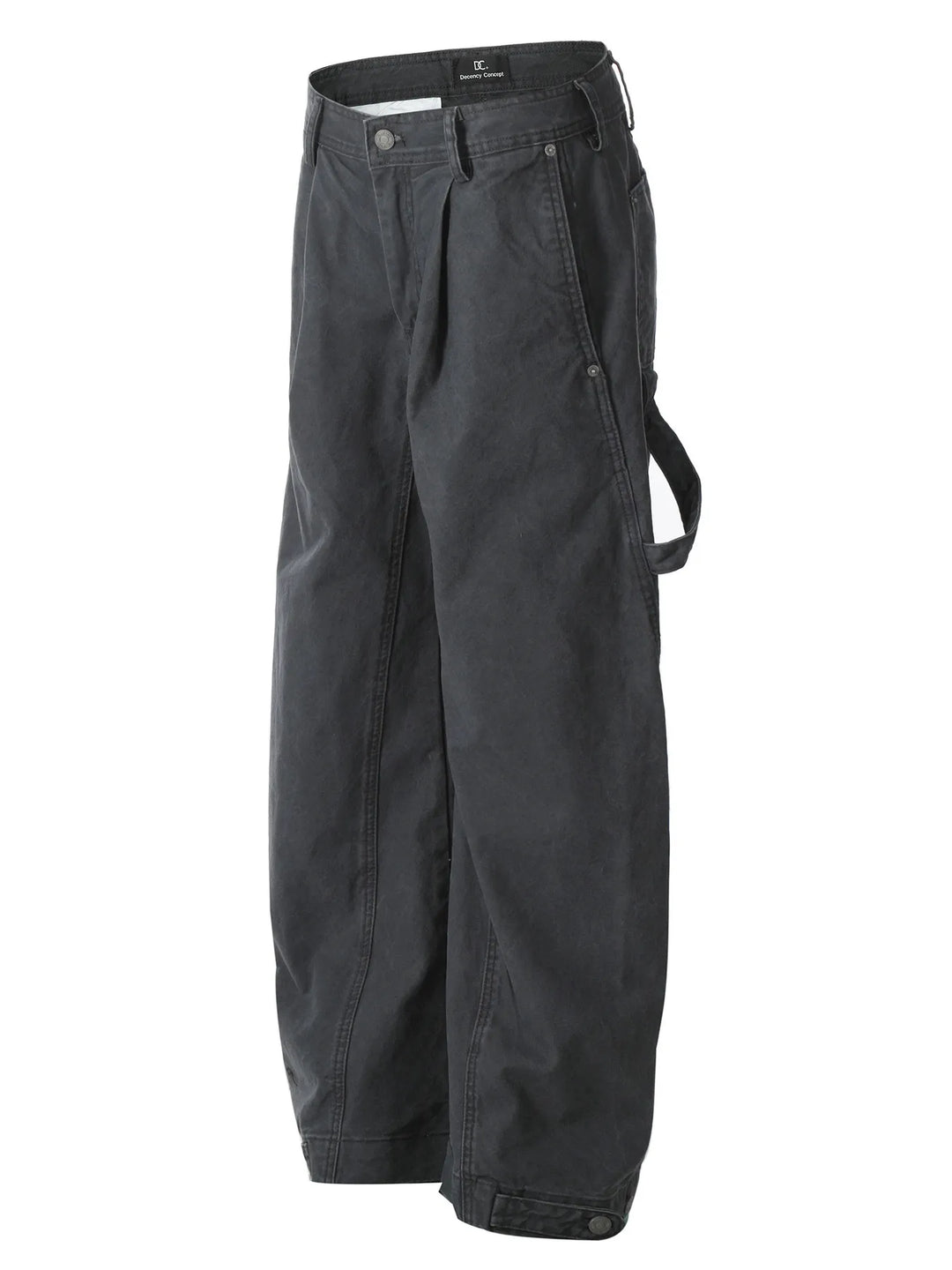 Men's Wide Leg Washed Jeans