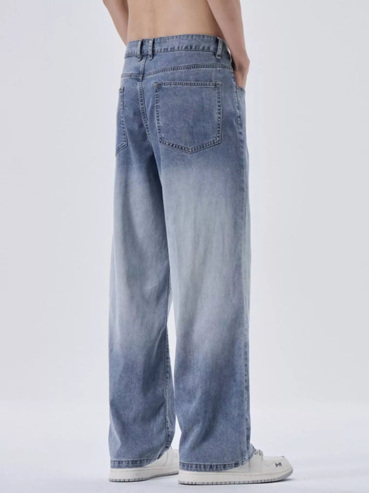 Men's Vintage Washed Straight Fit Pants