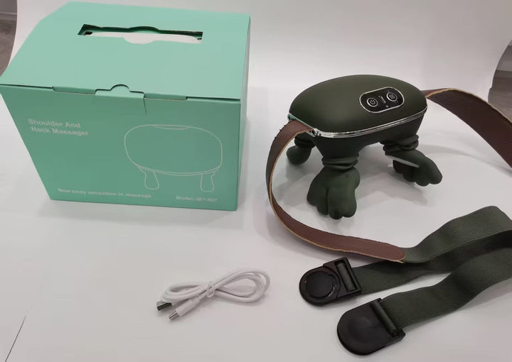 Electric Neck And Shoulder Muscle Massager Wireless Shoulder And Back Kneading Massage Shawl Neck Masajeador Relax Pain Relief