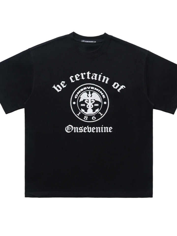 Men's Graphic Round Neck Oversized T-Shirt