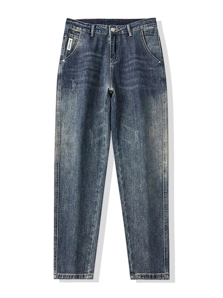 Men's Washed Loose Fit Jeans
