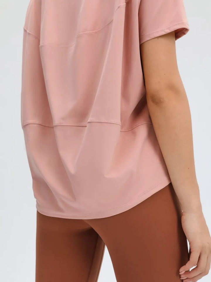Millennia Round Neck Short Sleeve Active T-Shirt