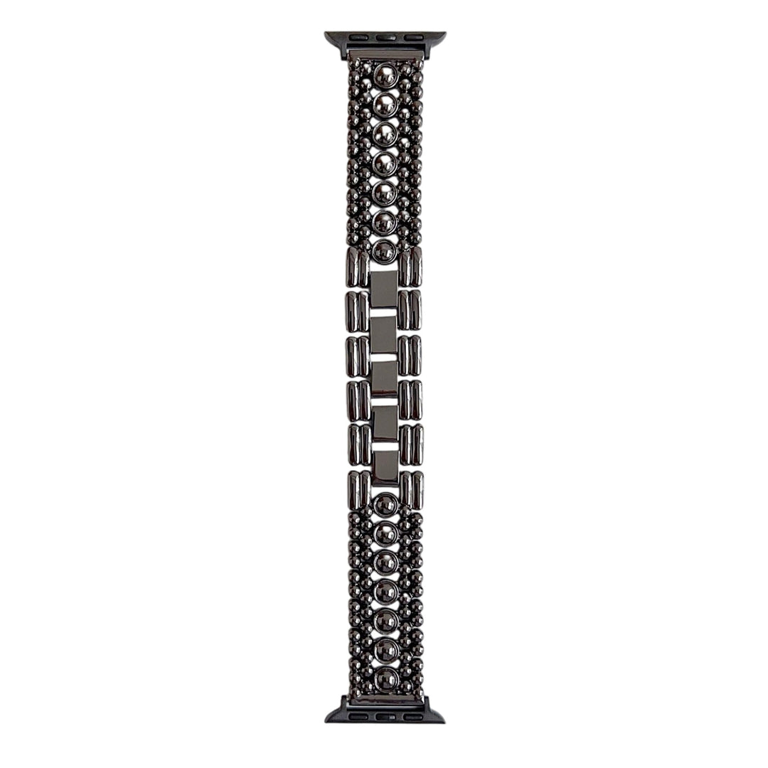 Five-bead Round Metal Watch Strap