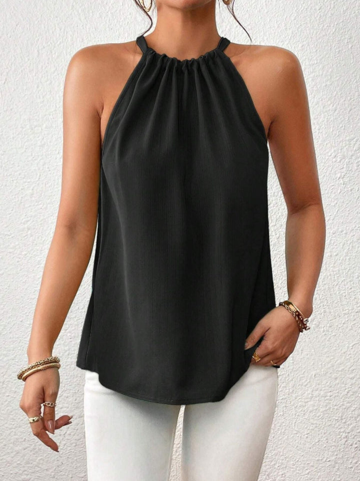 Solid Color Ruched Cami