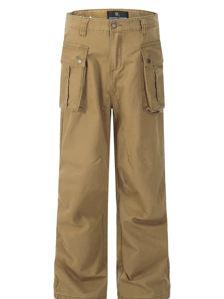 Men's Wide Leg Cargo Pants