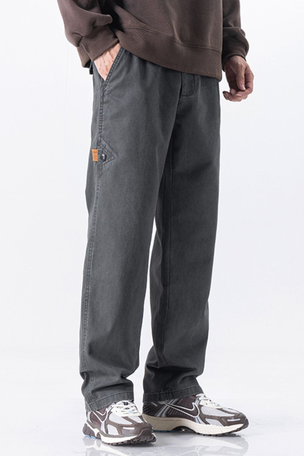 Men's Plus Size Wide Leg Pants