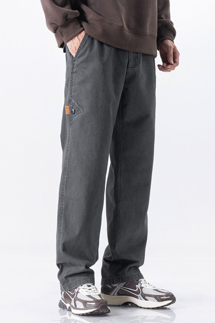 Men's Plus Size Wide Leg Pants