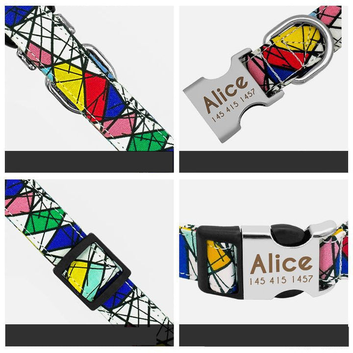 Pet Collar Lettering Large Dog Pet Dog Neck