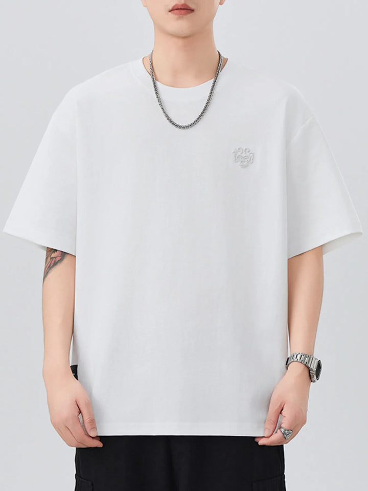 Men's Plus Size Round Neck Short Sleeve T-Shirt