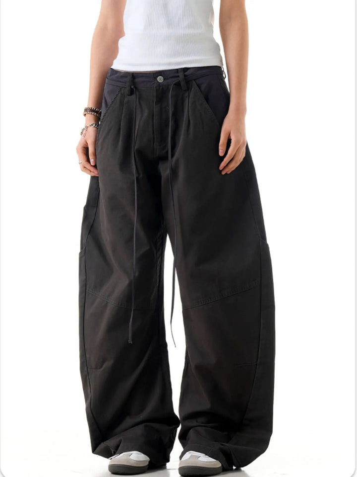Men's Pocketed Wide Leg Pants