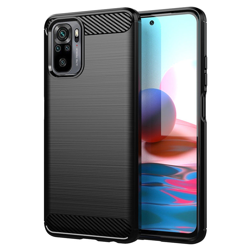 Suitable For Redmi Silicone Full-body Brushed Anti-drop Phone Case