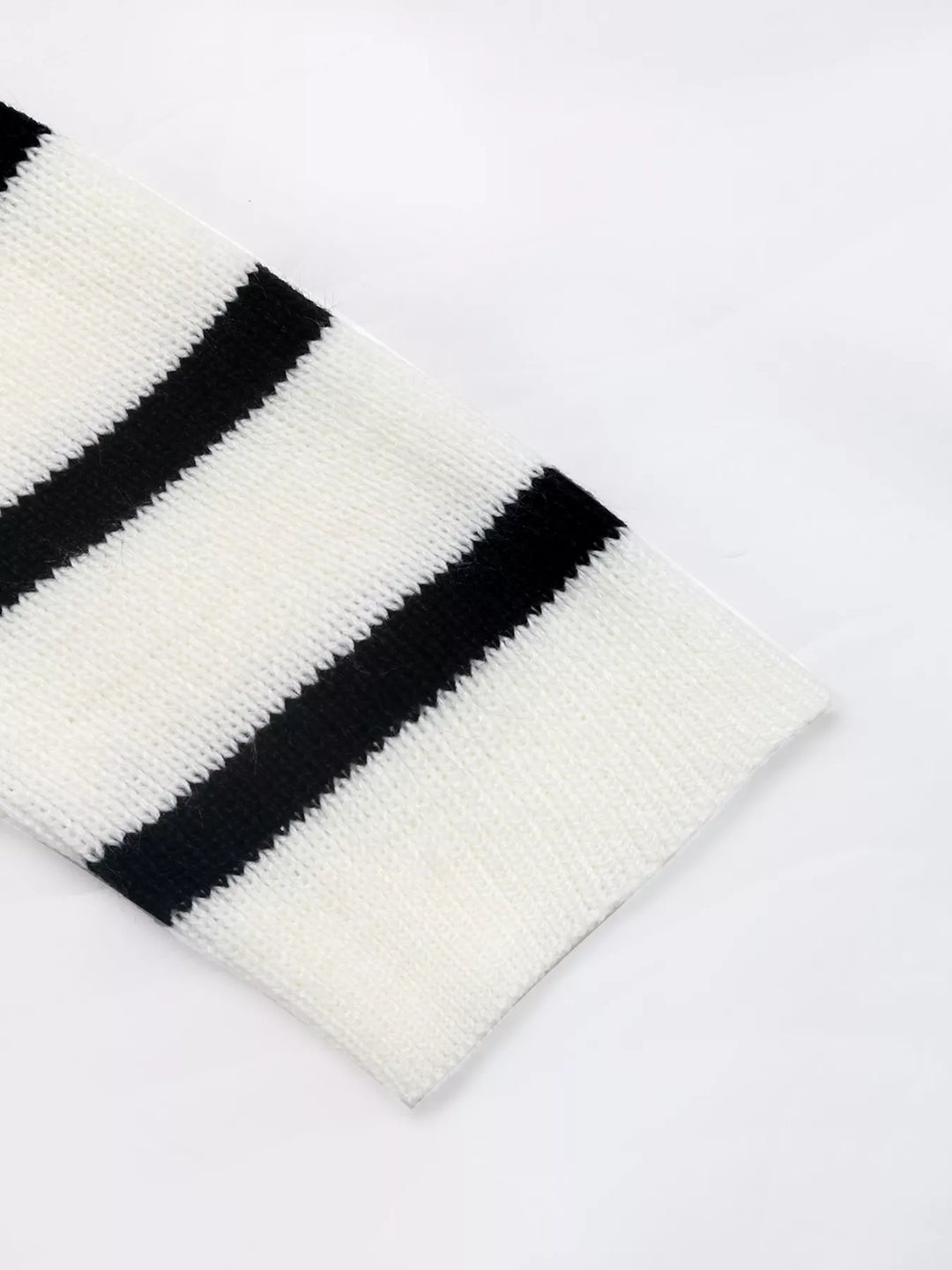 Striped Button-Front Cardigan