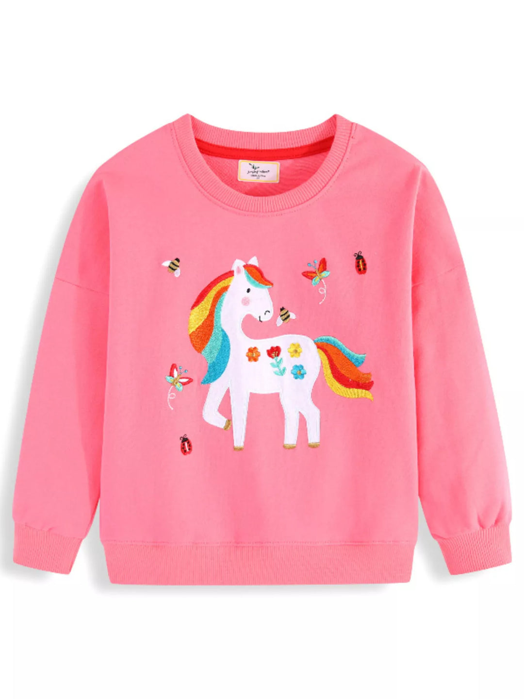 Children's Unicorn Embroidered Sweatshirt