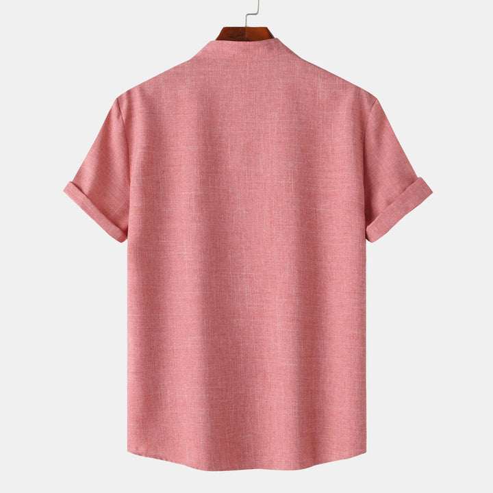 Men's Casual Roll-Up Sleeves Blouse