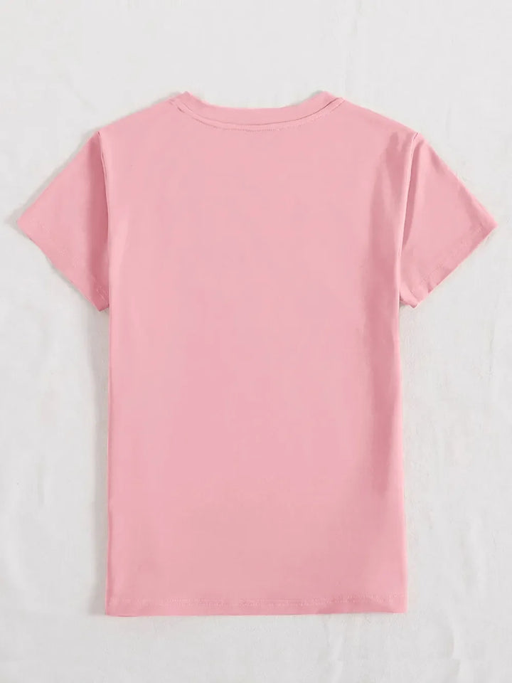HE IS RISEN Sequin Round Neck T-Shirt
