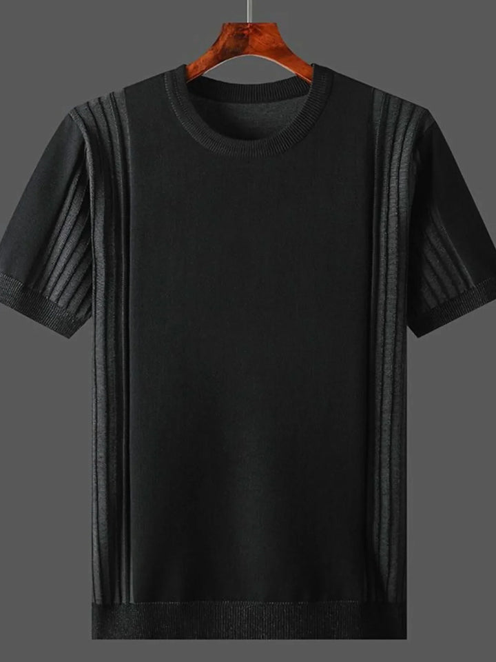 Men's Plus Size Round Neck Short Sleeve T-Shirt