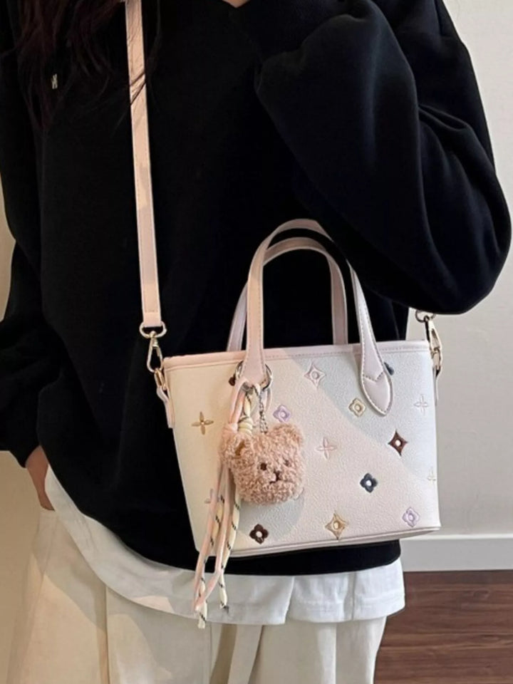 Embroidered Pattern Crossbody Bag