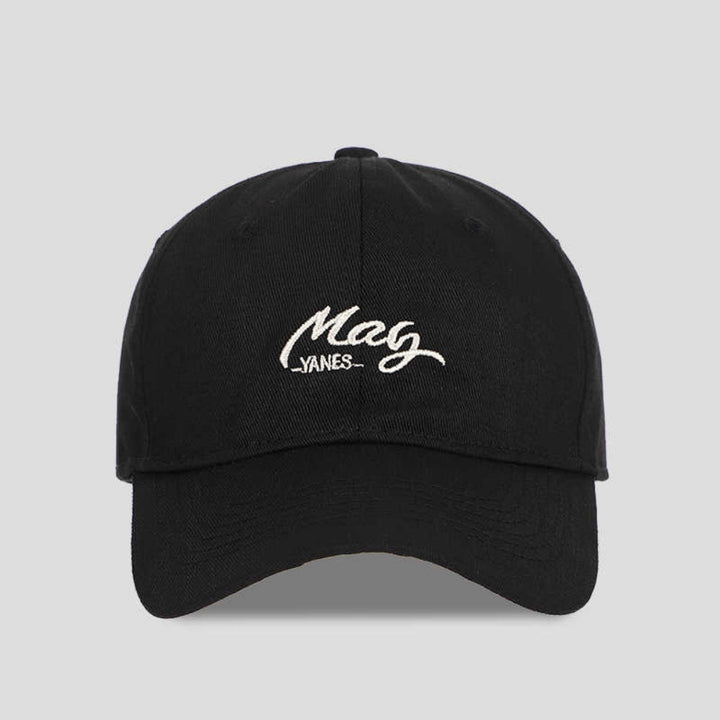 Men's And Women's Identical Solid-color Embroidered Letter May Fashion Casual Baseball Cap, Suitable For Outdoor Outings, Mountain Climbing, Fishing, And Daily Commuting.