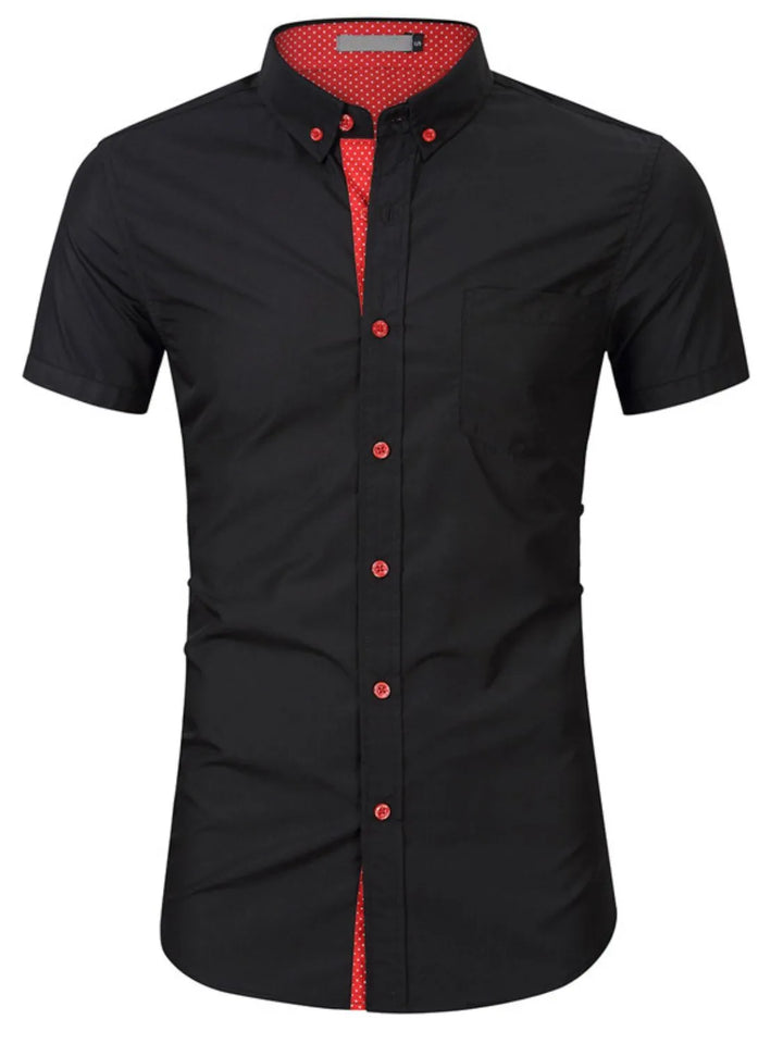 Men's Button Up Short Sleeve Shirt