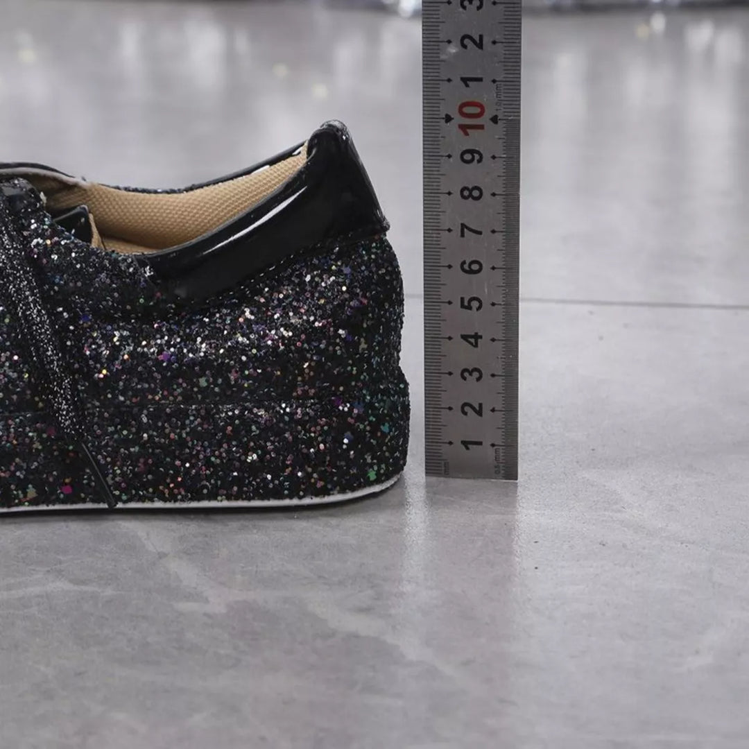 Sparkling Lace Up Sneakers