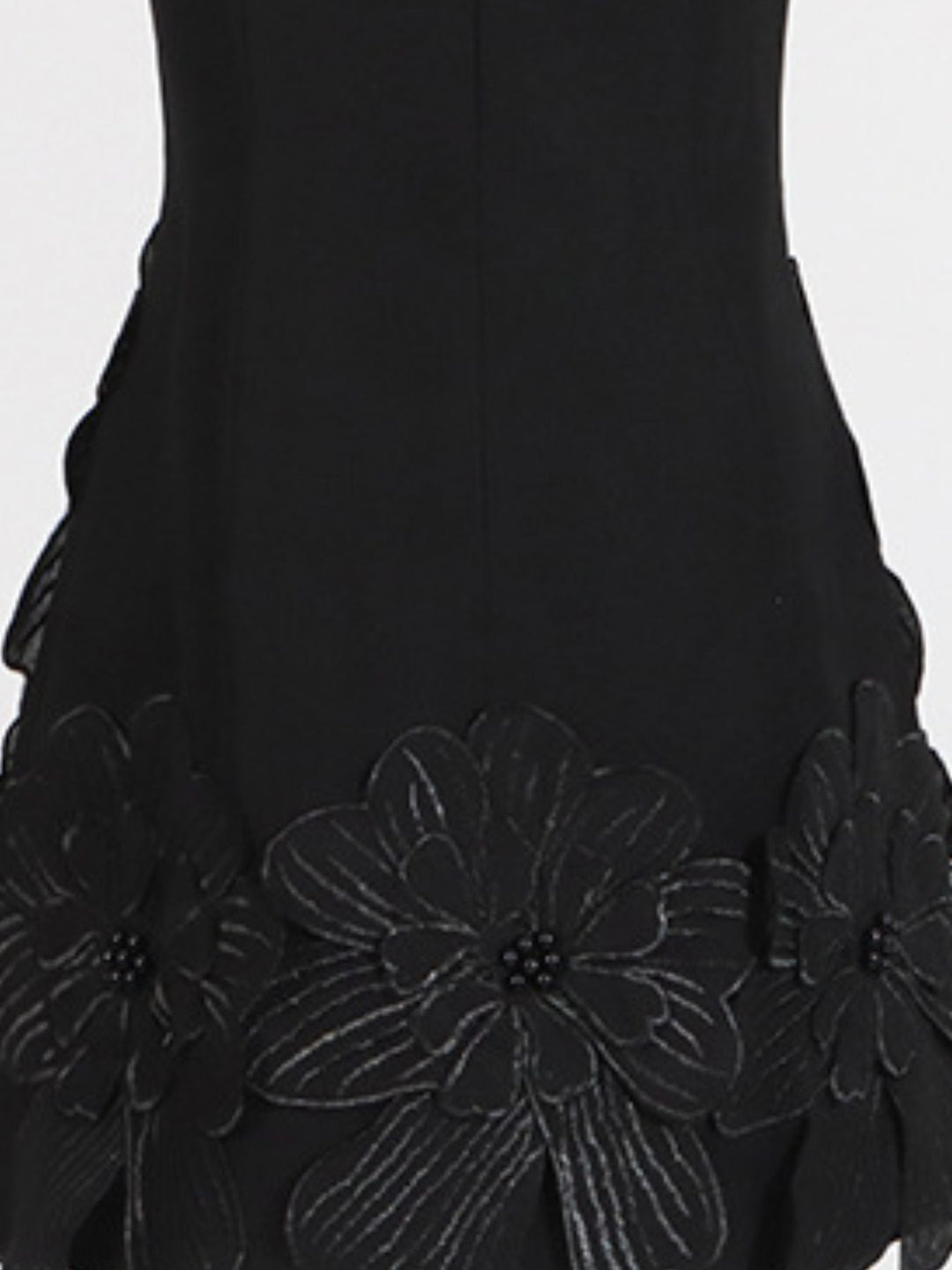 Flower Round Neck Sleeveless Dress