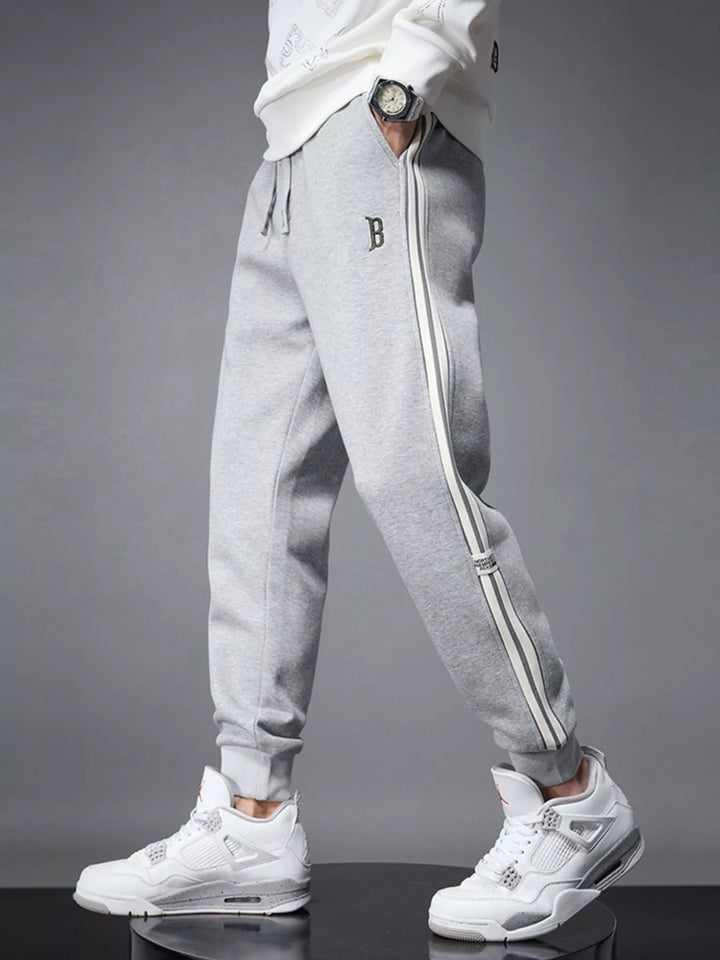 Men's Casual Striped Joggers
