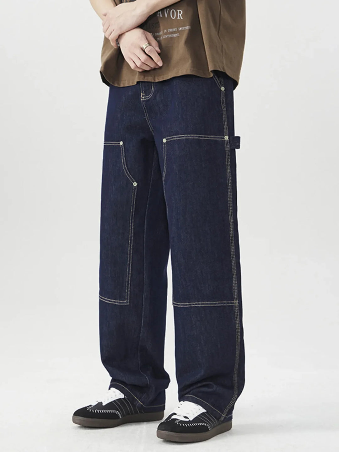 Men's Wide Leg Jeans