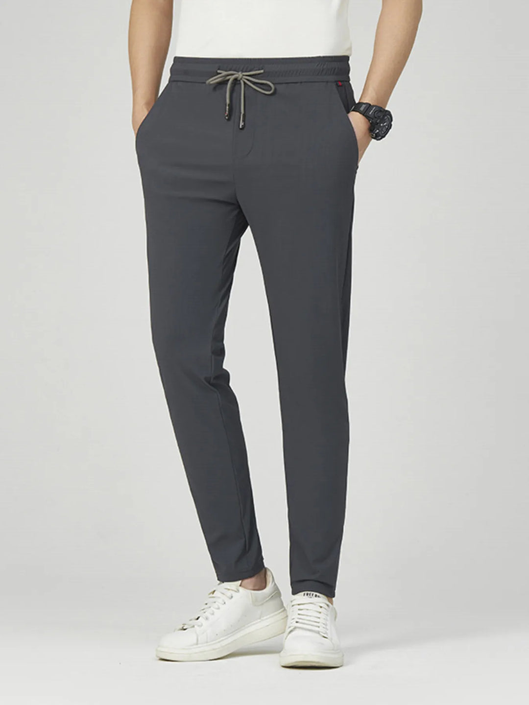 Men's Full Size Casual Drawstring Joggers Plus Size