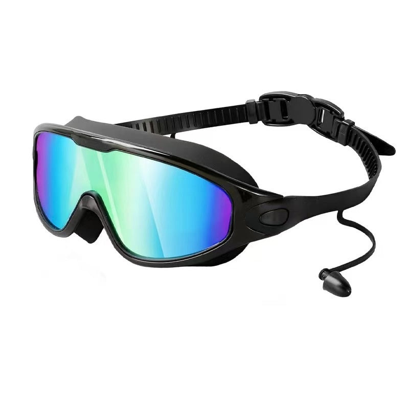 Anti-fog Waterproof Glasses Electroplating Swimming Goggles