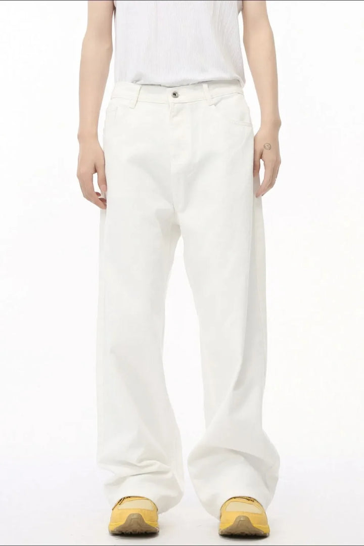 Wide Leg Jeans with Pockets