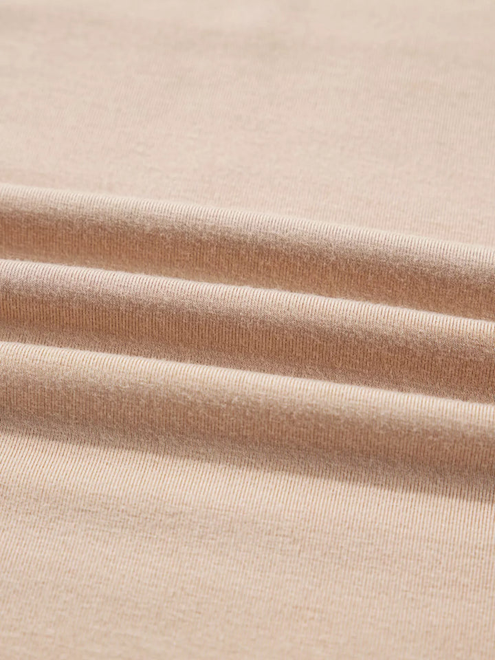 Lace-Trimmed Ruched Detail Long Sleeve T-Shirt