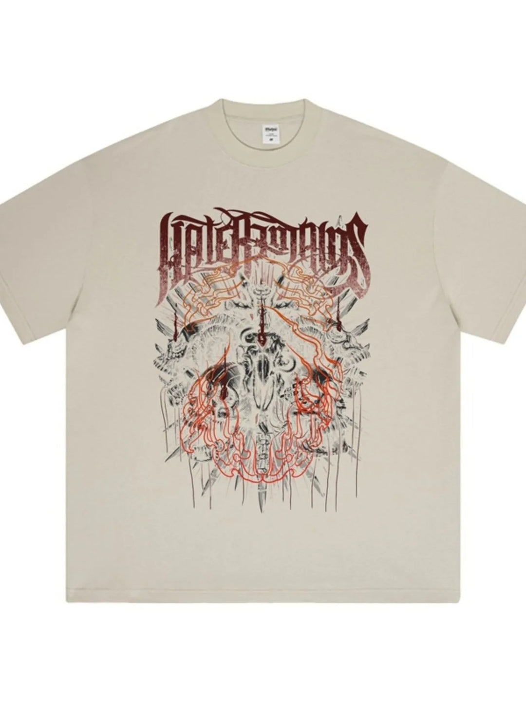 Men's Graphic Round Neck Short Sleeve T-Shirt