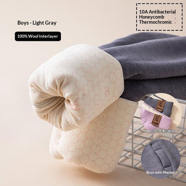 Winter Thickened Warm Keeping Pants For Children