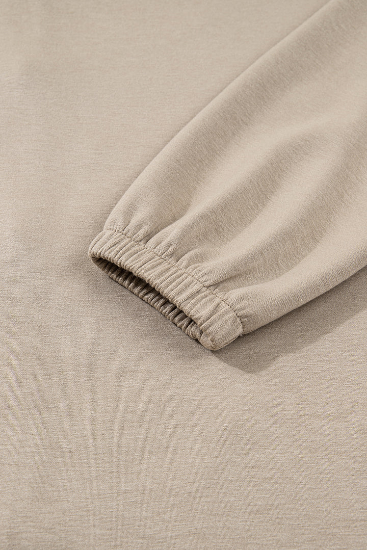 Goat Contrast Bow Embroidered Zip Up Jacket Hoodie