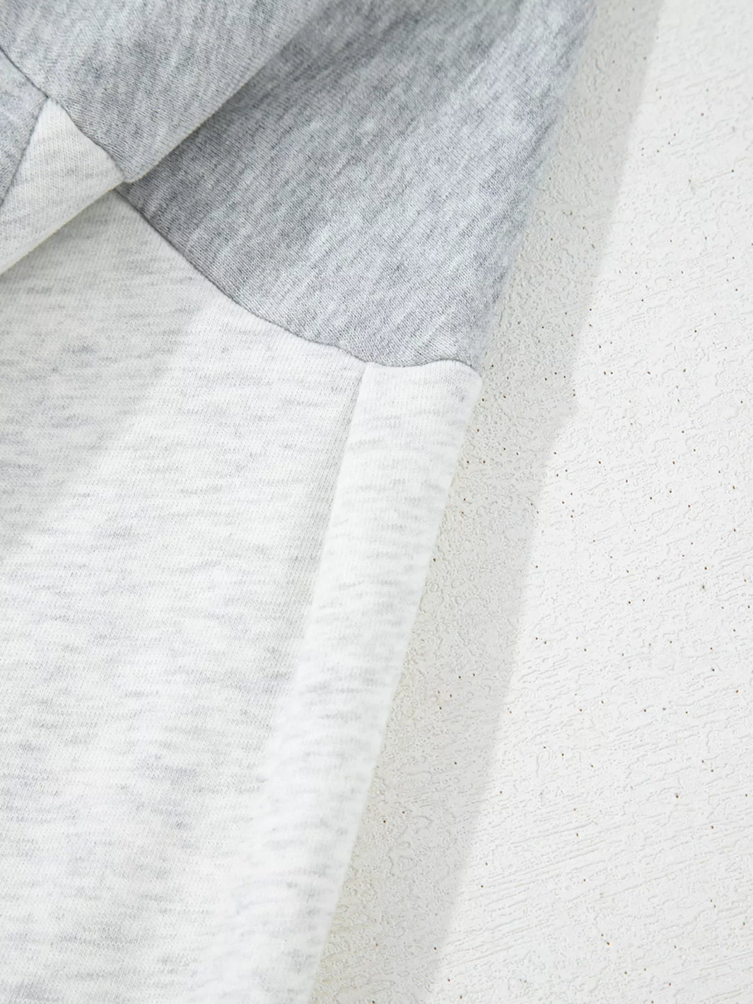 Half Zipper Collared Drop Shoulder Side Slits Sweatshirt