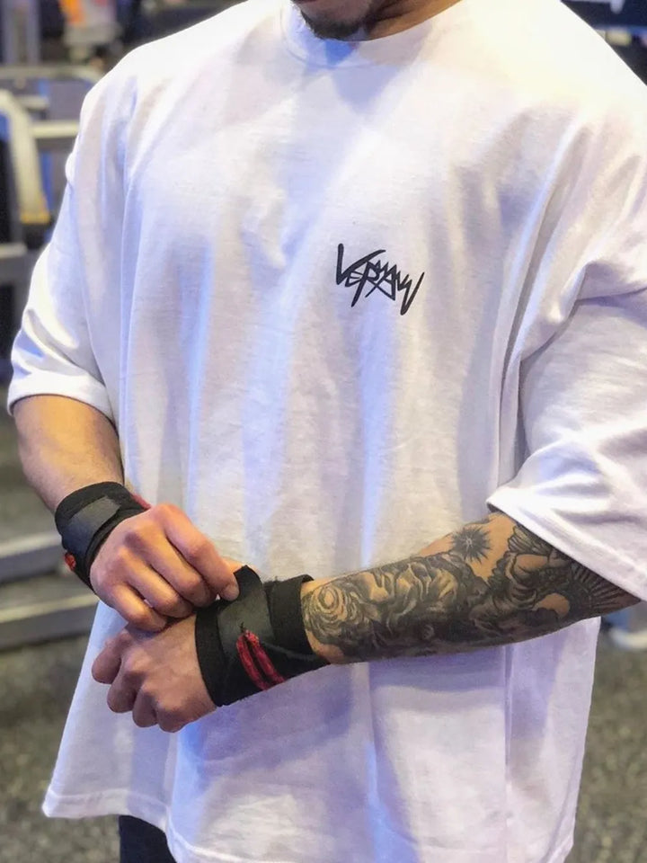 Men's Plus Size Round Neck Half Sleeve T-Shirt