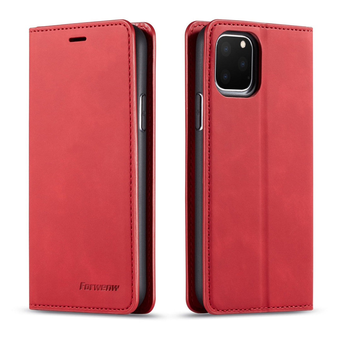 Magnetic Flip Retro Card Wallet Mobile Phone Holster