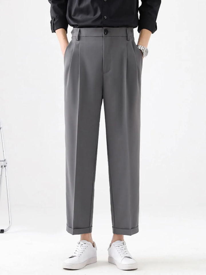 Men's Plus Size Basic style Solid Pants