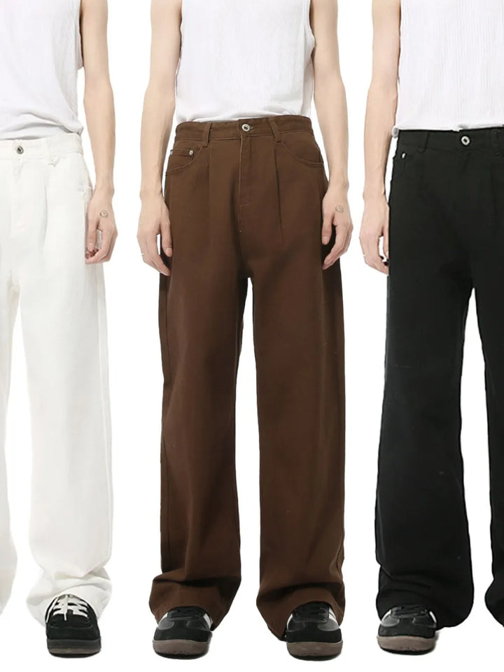 Mid Rise Men's Jeans with Pockets