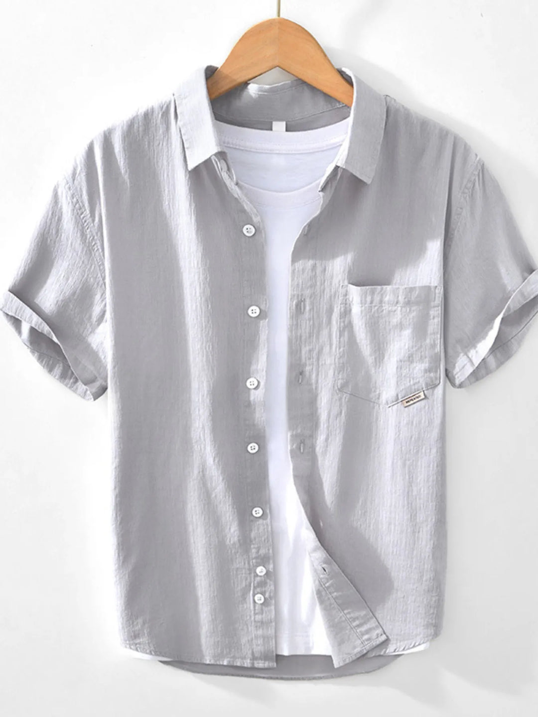 Men's Button Up Short Sleeve Shirt