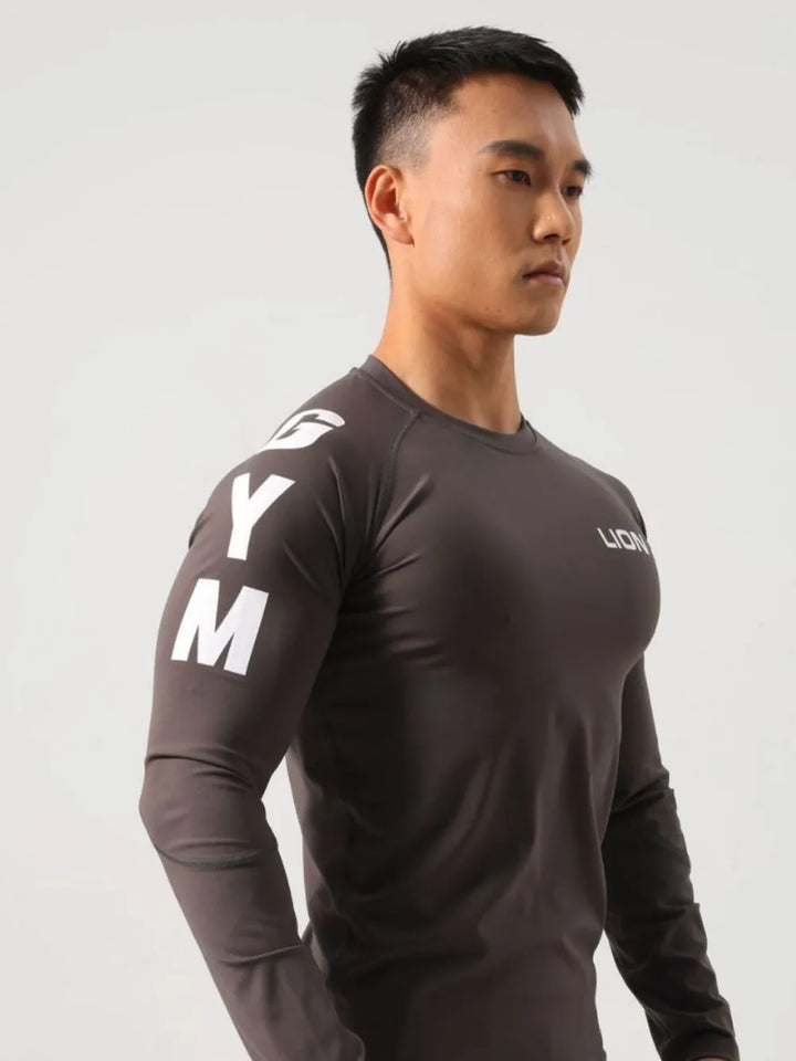 Men's Round Neck Long Sleeve T-Shirt
