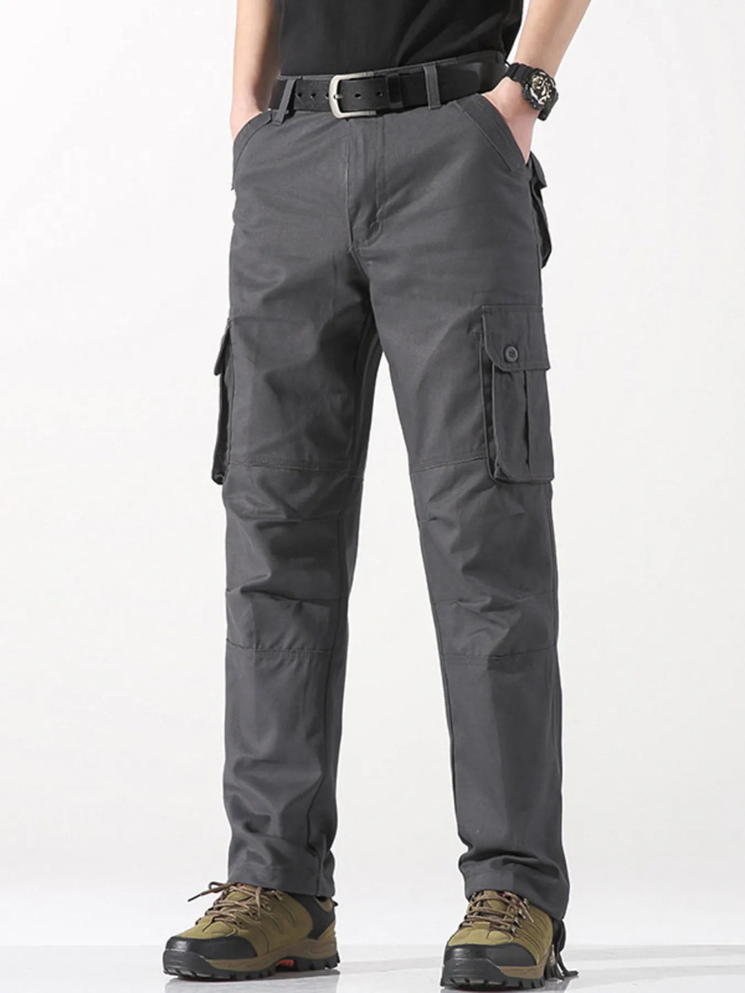 Men's Wide Leg Cargo Pants