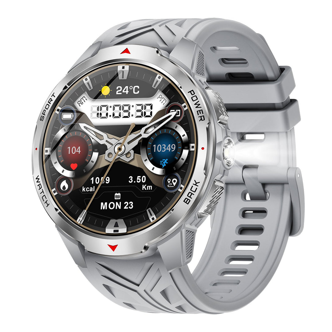 Smart Watch Compass Flashlight Large Battery Sports Record Call